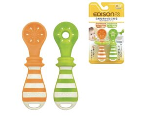 エジソンのはじめて使う離乳食スプーンの写真公式サイトより引用。見た目で分かりやすいように写真を掲載